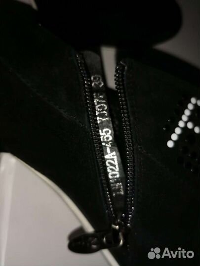 Ботильоны замша 39