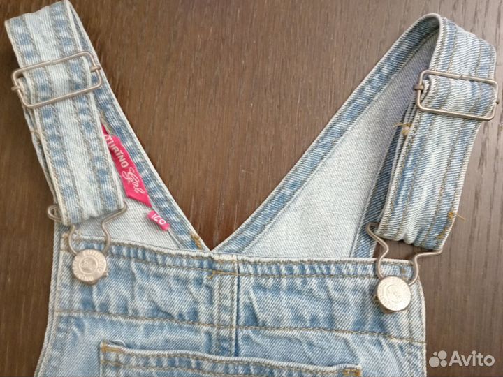 Джинсовый сарафан для девочки 128р