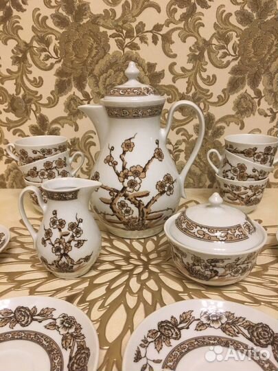 Сервиз кофейный. Богемия, Чехословакия. Винтаж