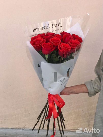 Розы букет 15, 21, 51, 101 роза с доставкой