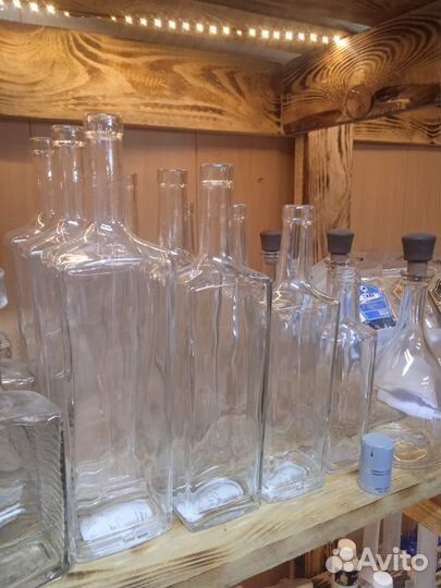 Бутылки стеклянные 0,5; 0,7; 1 л