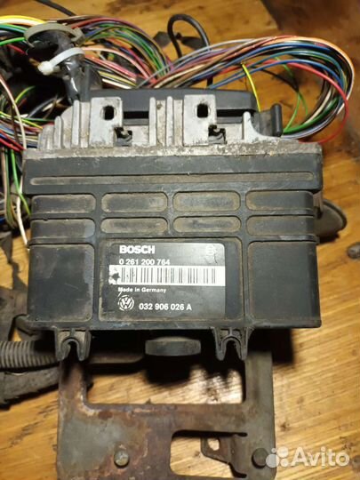 Эбу volkswagen golf 3 1.6 ABU с проводкой