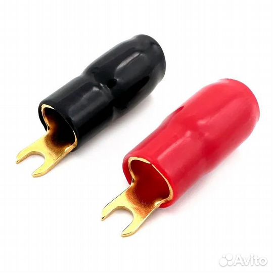 Клеммы акустические вилочные (кольцевые), комплект