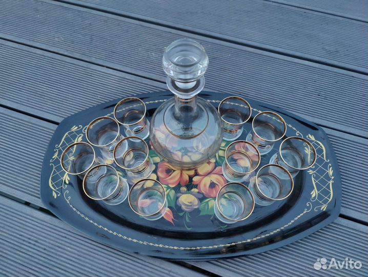 Графин со стаканчиками 12шт. СССР