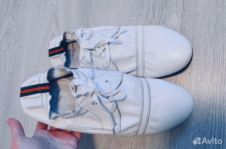 Кожаный лётные кроссовки tezoro