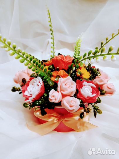 Букет из мыла ручной работы