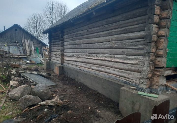 Реставрация старых домов, замена венцов, фундамент