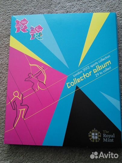 Набор из 29 монет по 50 пенсов Олимп. 2012 Лондон