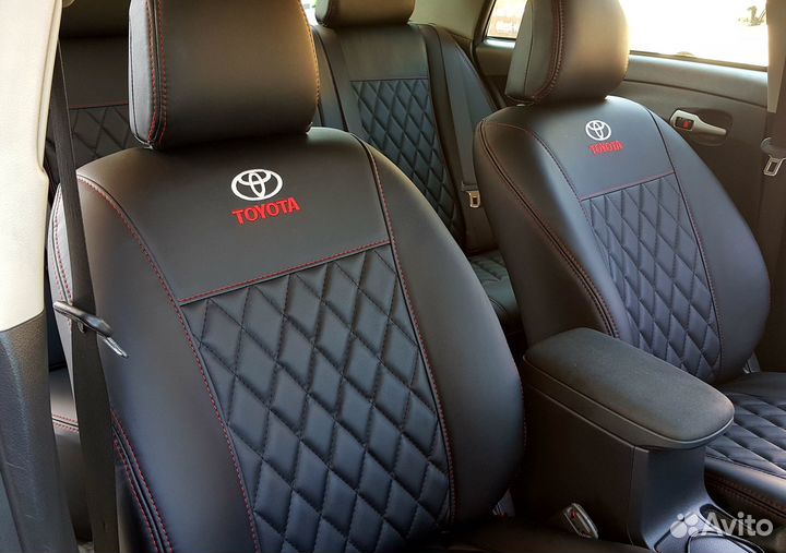 Авточехлы из экокожи Toyota Auris