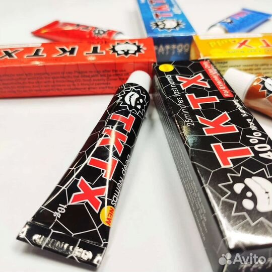 Tktx крем анестетик обезболивание и пленка