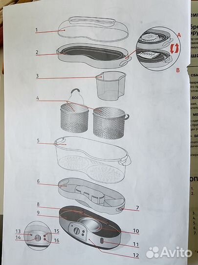 Пароварка tefal vitacuisine