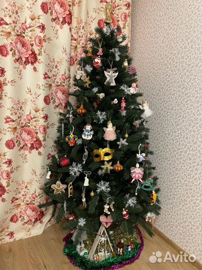 Ель искуственная бу 180 см