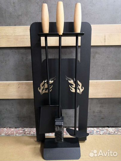 Дровница / Дровница для камина с инструментами