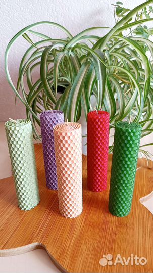 Набор свечей из вощины