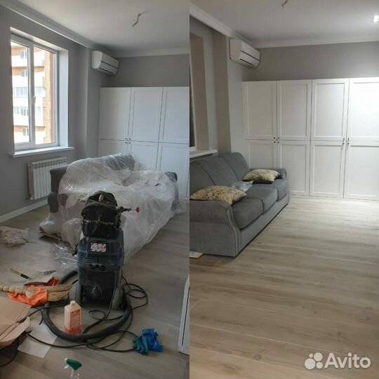 Уборка квартир / Уборка после ремонта/ Клининг