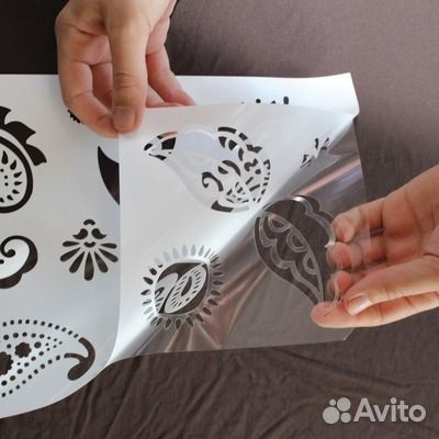 Печать наклеек. Изготовление трафаретов