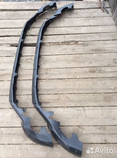 Юбка переднего бампера toyota rav 4