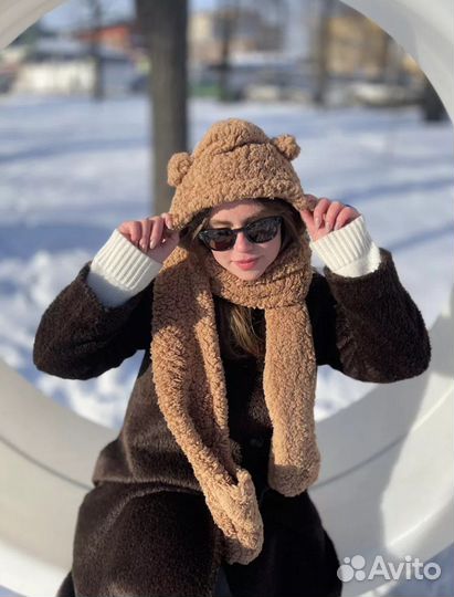 Шапка с ушками