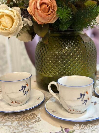 Чайные пары пирожковая тарелка нереальная красота