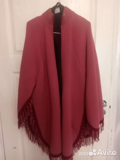 Пальто пончо