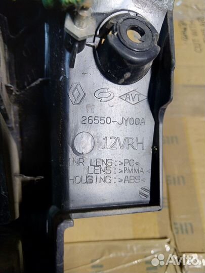 Фонарь задний правый в крыло рено колеос 1