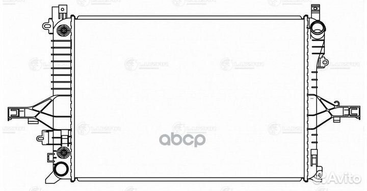 Радиатор volvo S60 00- охлаждения lrc10156 luzar