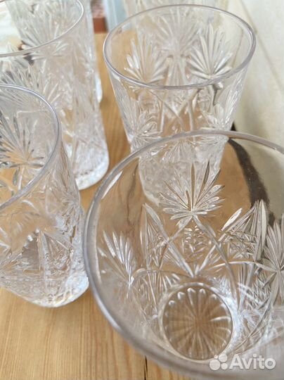 Хрустальные стаканы