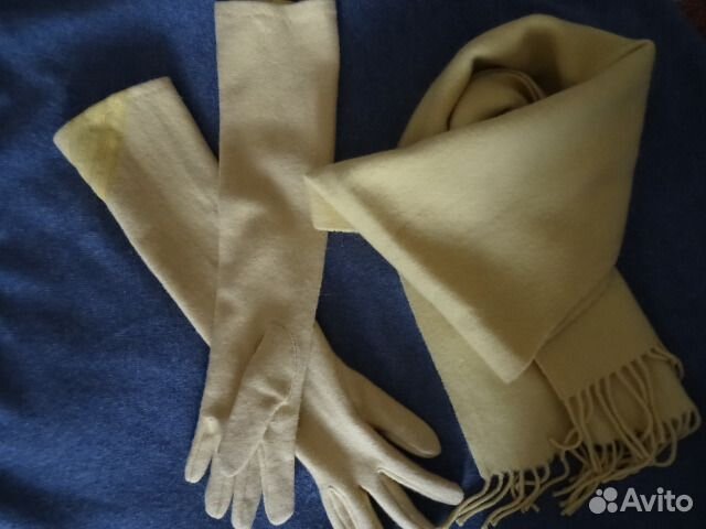 Перчатки, шарф betty blue, шёлк tranini