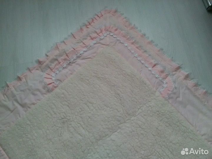 Конверт -одеяло на выписку,на овчине