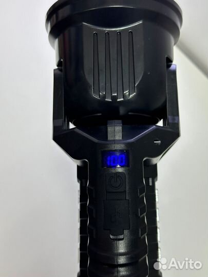 Фонарь прожектор мощный перезаряжаемый со штативом