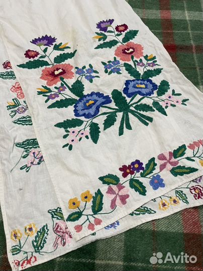 Рушник старинный с вышивкой красивый