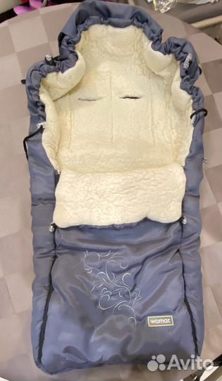 Меховой конверт для малыша Womar