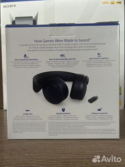 Наушники Sony Pulse 3D Новые