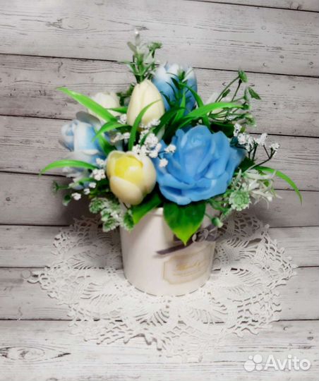 Букет из мыла. Подарочное мыло