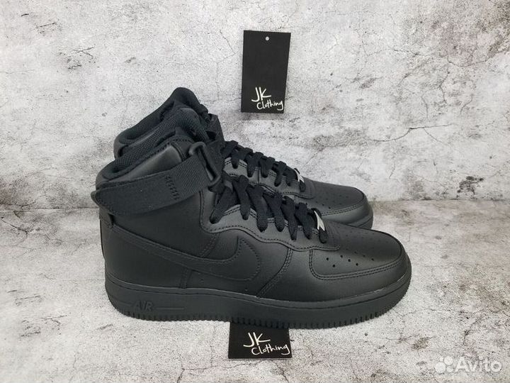 Кроссовки Nike air force 1 high black 41-45 eu