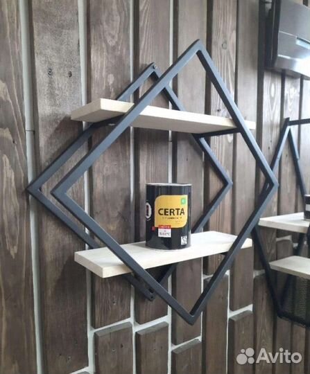 Полка настенная лофт