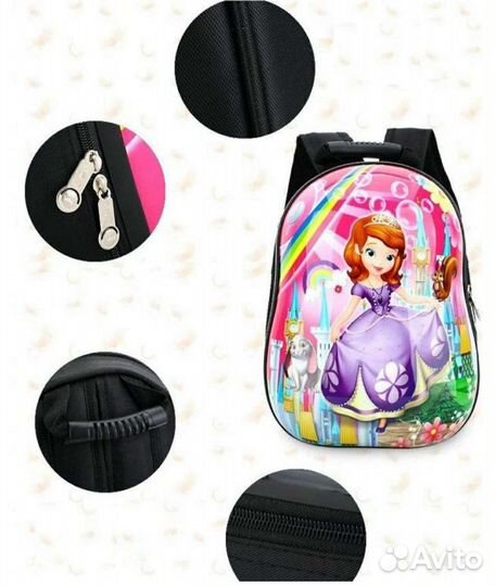 Детский чемодан на колесах Princess Sofia