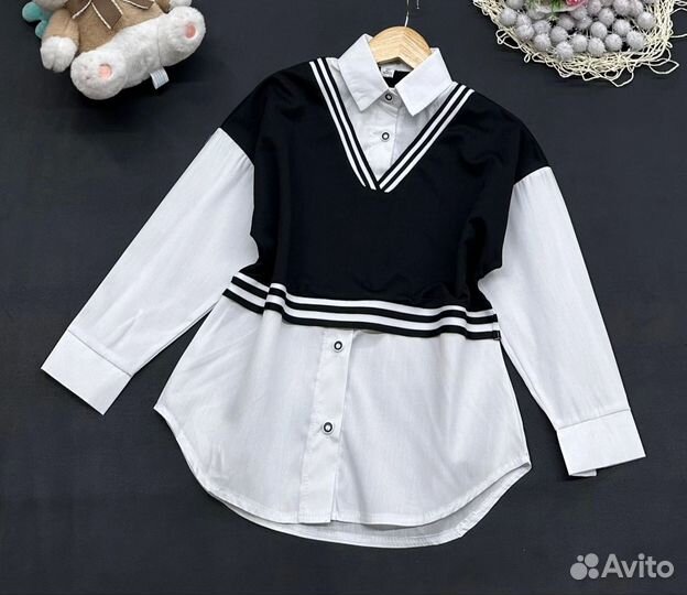 Школьная обманка для девочки, 128-158