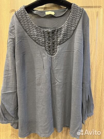 Летний блузон большого размера