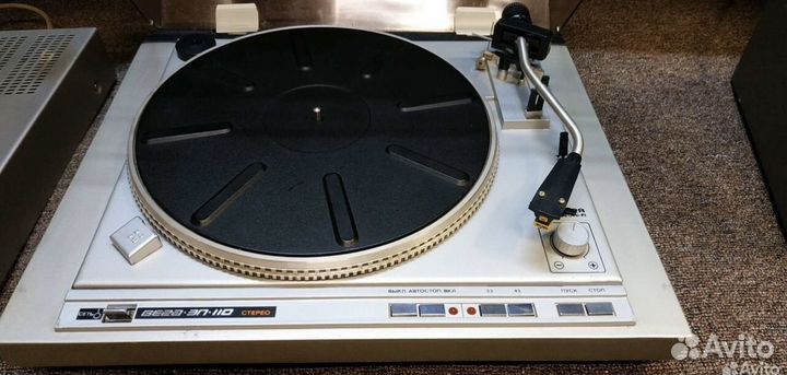 Проигрыватель винила вега 110