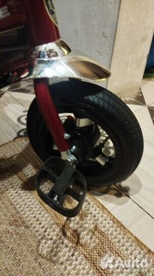 Детский трехколесный велосипед коляска