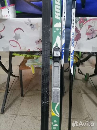 Лыжи беговые детские 130(комплект)
