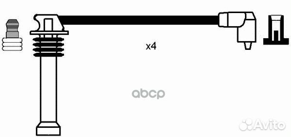 Провода высоковольтные 8541 NGK