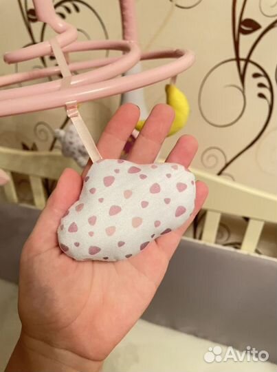 Мобиль в кроватку Chicco Next2Dreams розовый