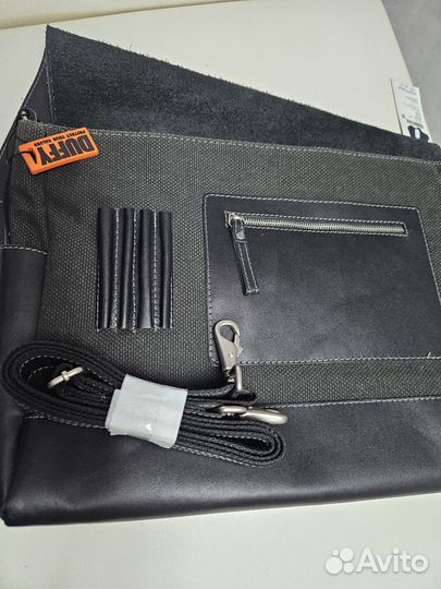 Сумка мужская натур.кожа