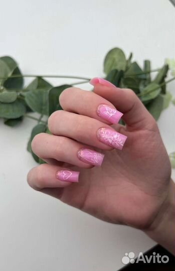 Маникюр, педикюр. Гель лак с укреплением