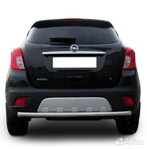 Защита заднего бампера Opel mokka (2013)