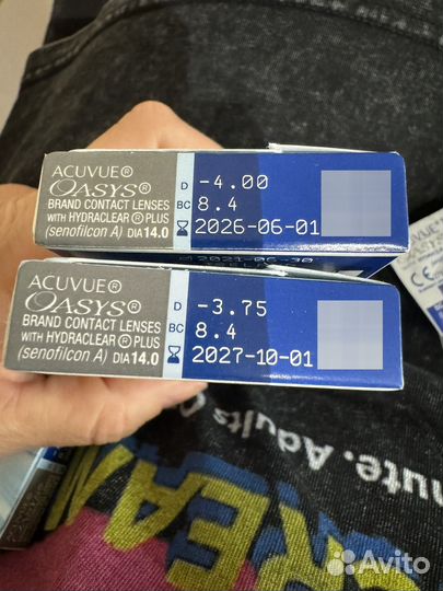 Линзы acuvue oasys