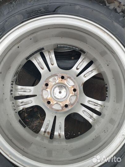 Комплект литых дисков и 2 колеса лето R16 5x114,3