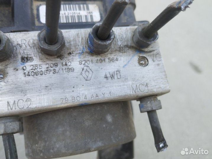 Блок abs Renault Duster K4MA606 2014